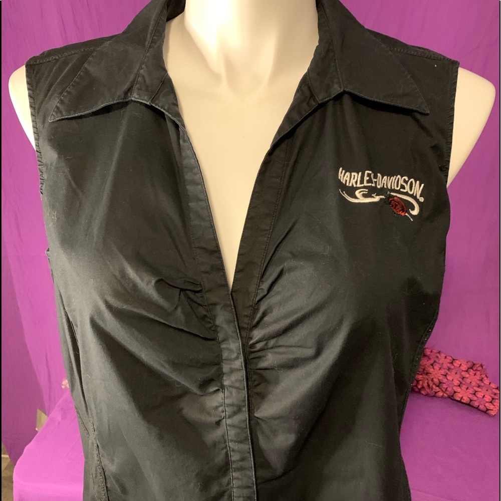 3/35 Woman lg/xl Harley Davidson motorcycle shirt